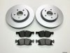 2 x Front Brake Disc & Pads for Dodge Durango WD 2011-2018 BBD/WD/004A 350MM